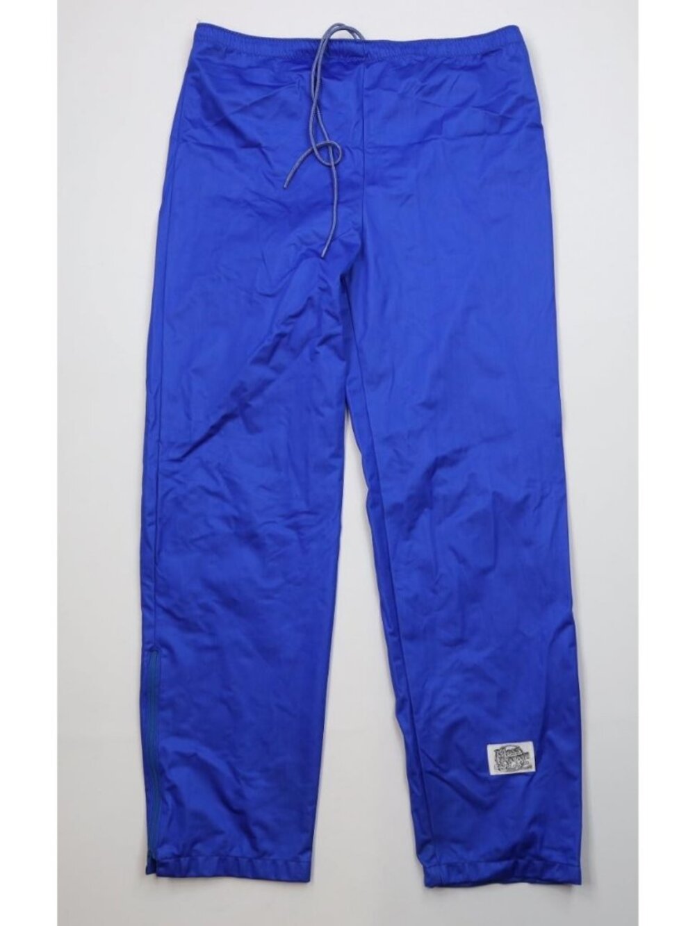 Vtg 80s Streetwear Mens Large Blank Waterproof Goretex Running Pants Royal Blue